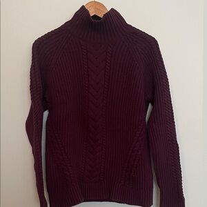 lululemon athletica Burgundy Cowl Neck Sweater